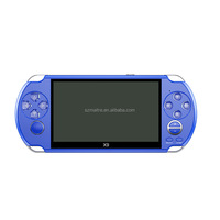 X9s 5,1 pouces, console de jeux portable mise à jour, véritable lecteur de jeux portable 8 Go et lecteur vidéo MP4, console de jeux 32 bits pour les jeux PSP