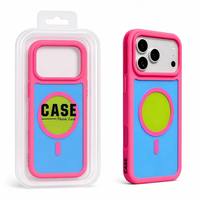 Coque de téléphone magnétique Skin Feel Fun Sticker pour iPhone 17 Pro Max 16 Pro 17 18 Pro Max, couleur bonbon, protection intégrale, Funda