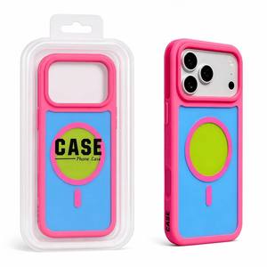 <span class=keywords><strong>Funda</strong></span> Magnética para Teléfono con Adhesivo Decorativo para <span class=keywords><strong>iPhone</strong></span> 17 Pro Max 16 Pro 17 18, Color Caramelo, Protectora - Product Image 1