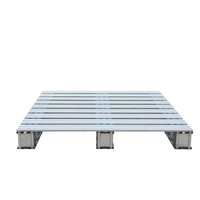 Produit breveté de palette en métal de conception ultra-mince 1-5 tonnes palette en acier polyvalente robuste structure en acier plateau plat en fer