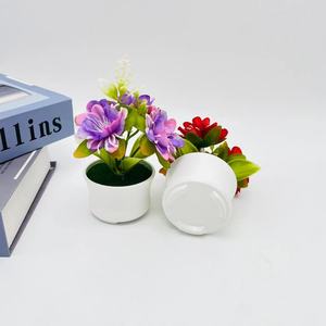 Plantas Artificiales de Clivia Paulon en Maceta Mini de 14 cm de Alto, Flores de Plástico para Decoración de Escritorio, Hogar, Oficina, Accesorios de Fotografía - Product Image 4