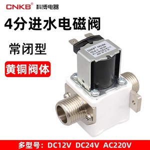 Válvula Solenoide Cnkb Fpd 90ab 12v 220v para Calentador de Agua, Válvula de Entrada 1/2 Pulgada, Cobre Puro, Temperatura Normal - Product Image 5
