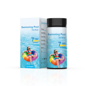 CE 인증서 7-in-1 수질 테스트 스트립 온수 욕조 및 수영 스파 테스트 용지 욕조 액세서리 - Product Image 2