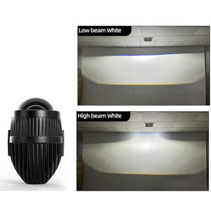 Fankai 2.0-Inch Bi-Xenon <b>LED</b> <b>Fog</b> <b>Light</b> Lens Aluminum Alloy White/Yellow/Lime Tri-Color Ultra-Bright Dual-Beam Integrated - Product Image 3