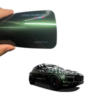 PET Midnight Green Car Vinyl Wrap Roll Cambio de color Pegatinas para automóviles Air Release Car Wrapping Film
