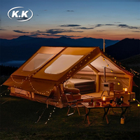 Kawagebo Kamp (KK) 13' X 10' Tiup 12 orang ㎡   Tenda Kemah Mewah Oxford Air untuk Glamping di Luar Ruangan