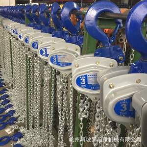 Palans à chaîne manuels en acier allié G80, capacité de 0,5 à 20 tonnes, robustes, pour entrepôts, hôtels et usines. - Product Image 6