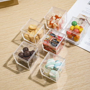 Lebensmittelechte, Maßgefertigte Klare Acryl-Aufbewahrungsbox Robuste, Langlebige Acryl-Süßigkeiten-Geschenkbox in Großpackung zum Teilen - Product Image 5