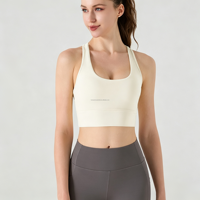 Soutien-gorge de sport respirant pour femme, design ergonomique, système de soutien dorsal pour le fitness, le yoga, la course à pied et la perte de poids. Anti-choc.