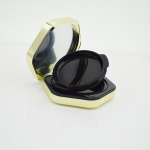 Plastique or de haute qualité 15g carré magnétique poudre éblouissante crème pour bébé miroir vide étui à fard à joues boîtes de retenue pour prothèses dentaires - Product Image 2