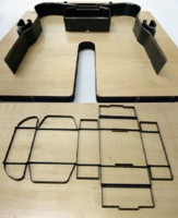 Règle de découpe et de pliage en métal de haute qualité 2pt 3pt, en acier au carbone laminé à chaud, dureté 35-45HRC, 1000mm, pour matériaux d'impression
