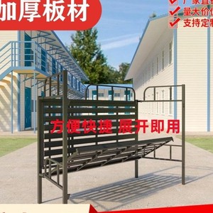 Swimming Bunk <b>Bed</b> Iron Frame Double Layer Dormitory <b>Bed</b> Adult <b>Single</b> <b>Bed</b> ZDC-165 - Product Image 4