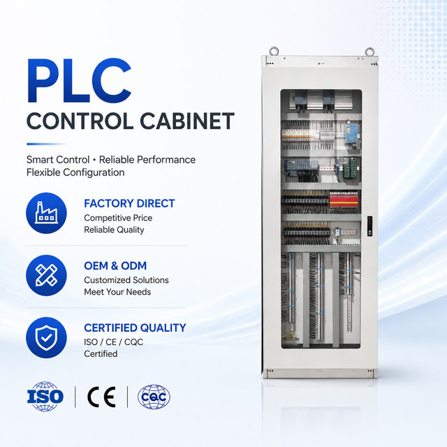 Custom Industrial PLC Control Cabinet Professional Electrical Automation Control Panel Board with Siemens Schneider PLC HMI