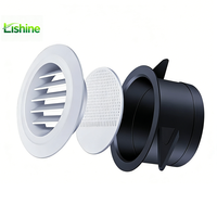 Grille de ventilation en plastique à persiennes, murale ou de plafond, avec filtre anti-insectes, style industriel victorien, pour extérieur, salle de bain et cuisine