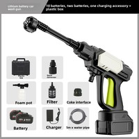 Pistolet de lavage de voiture électrique sans fil avec batterie au lithium, haute pression, en ABS, pour usage domestique, modèle privé