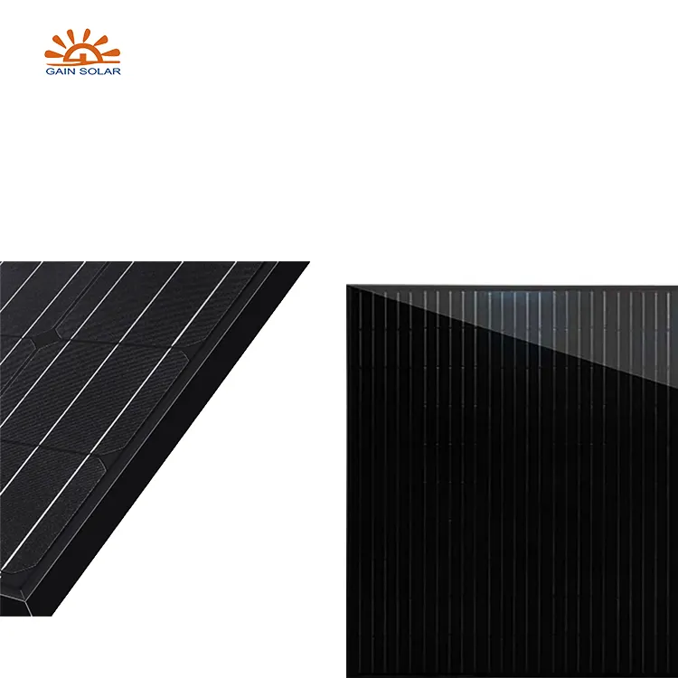 bifacial black solar panel europe photovoltaic pan system home panel mounting bracket for tile roof