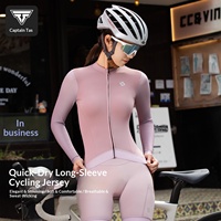 Maillot de cyclisme à manches longues pour femmes TOSUOD, fin, respirant, à séchage rapide, anti-UV, pour vélo de route, vêtements de cyclisme d'été pour femmes