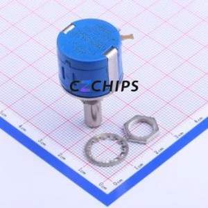 Resistencia Ajustable/Potenciómetro 3540S-1-502L, Componente de Orificio Pasante (THT), Resistencia de 5kOhm, 5%, 2W - Product Image 1