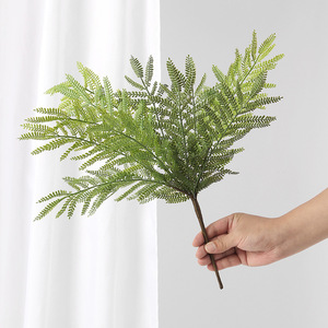 AYOYO OEM Simulation de Main Sensation Petite Feuille de <span class=keywords><strong>Jue</strong></span> Mimosa Fleur Artificielle Décoration Feuille de <span class=keywords><strong>Jue</strong></span> - Product Image 2