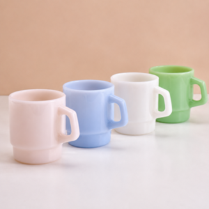 Taza de Té y Café de Vidrio Borosilicato de Alta Calidad con Asa, Diseño Clásico, Apta para Lavavajillas, Regalo Empresarial, Personalizable - Product Image 3