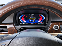 Berlaku untuk Model E90 E91, Layar Speedometer Digital dengan Kaca Sudut Pandang Lebar dan Resolusi IPS 1920 720 Pixel