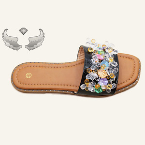 Fashionable Summer Luxurious New Design Open-toe Wholesale Flat Durable <b>Outdoor</b> Women's Sandals <b>slippers</b> Wear-resistant Sandals - Product Image 3