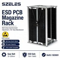 Support de magazine ESD pour PCB à réglage rapide de la courroie pour ligne SMT