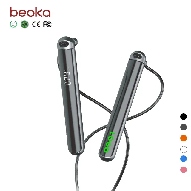 Beoka 2022 Digitale Smart Aangesloten Jump Intelligente Rope Skipping Met Teller App Professionele Gratis Verzending