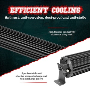 5D Đen Đôi Hàng dẫn thanh ánh sáng 12V 24V Combo chùm mô hình bề mặt gắn kết cho 4x4 offroad Xe Tải Điều Kiện Mới - Product Image 3