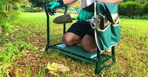 Échantillon gratuit : Tablier de jardin en toile pour la cueillette des fruits, sac de récolte avec poches - Product Image 2