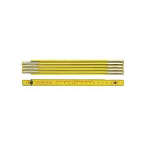 IMC Regla plegable de madera 1m amarillo Haya Amarillo - Product Image 1