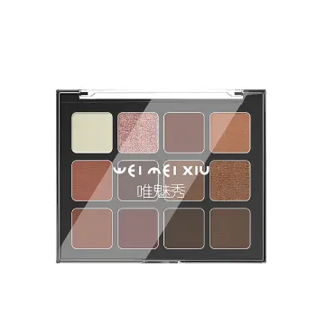 The Best High Pigment Cosmetics Makeup No Logo Organic Eye Makeup Eyeshadow Pallet Private Label 12 Colors Eyeshadow Palette