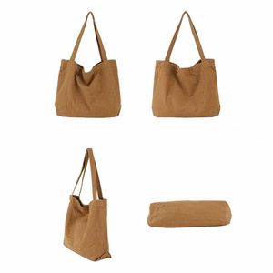 Sac à bandoulière en toile robuste imprimé sur mesure avec poignées en cuir, sac fourre-tout vierge, sac de shopping, sac à main - Product Image 2