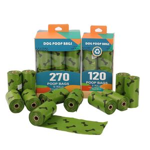 Wholesale Unscented Dog Trash Bag Environmental protection Dog Poop Bags Biodegradable <b>Compostable</b> Dog Trash Pet Waste Bag - Product Image 1