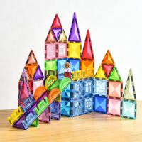 Juguetes de Bloques Magnéticos para Niños Pequeños, Bloques de Construcción Magnéticos para Niños de 3, 4, 5 y 6 Años, Juguetes STEM Montessori para Niños y Niñas