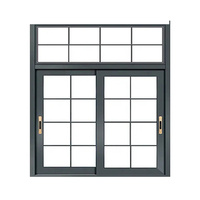 Ventanas Corredizas de Aluminio con Doble Acristalamiento Insonorizadas de Diseño Moderno con Mosquitera