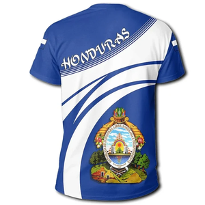 T-Shirt da uomo di ultima progettazione Honduras SAN <span class=keywords><strong>Pedro</strong></span> Sula Tribal nazionale emblema grafico t-Shirt stampa su richiesta girocollo da uomo - Product Image 1