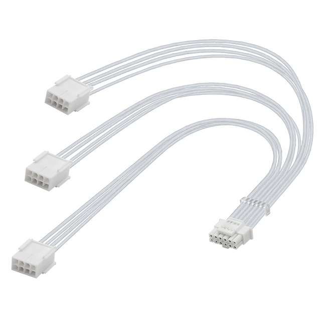 12+4pin to 3*8pin PCIE 5.0 GPU Cables TPE PSU Extension Cable Male to Female 16Pin Connector for RTX 3090Ti RTX 4090