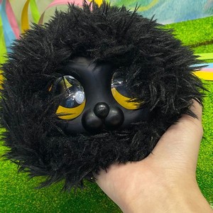 Jouet en peluche interactif AI pour animaux <span class=keywords><strong>de</strong></span> <span class=keywords><strong>compagnie</strong></span>, chat noir miniature à commande vocale, poupée AI en peluche courte pour bureau, cadeau pour enfants et animaux <span class=keywords><strong>de</strong></span> <span class=keywords><strong>compagnie</strong></span> - Product Image 1