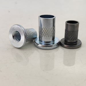 M4 M5 M6 M8 Écrous moletés zingués Rivnut Tête plate Fileté Rivet Insert Nutsert Écrou de serrage suspendu en forme de poire - Product Image 6