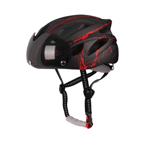 Casco de Bicicleta Unisex con Gafas Integradas, Casco de Ciclismo Ultraligero - Product Image 2