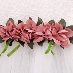 Vestidos Blancos de Algodón para Bebés de 1 Año con Flores para Niñas, Vestido de Verano, Nuevo Estilo, Hecho en China - Product Image 3