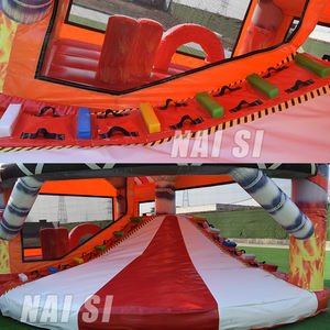 Vendita calda Multiplayer <span class=keywords><strong>XL</strong></span> pompiere casa di rimbalzo salto gonfiabile castello gonfiabile <span class=keywords><strong>scivolo</strong></span> per bambini all'aperto - Product Image 5