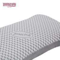 Almohada Ortopédica LOONGFUNG con Espuma Viscoelástica y Resortes Ensacados para un Sueño de Lujo, Envasada al Vacío