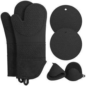 <span class=keywords><strong>Guantes</strong></span> de <span class=keywords><strong>silicona</strong></span> <span class=keywords><strong>para</strong></span> <span class=keywords><strong>horno</strong></span>, <span class=keywords><strong>guantes</strong></span> gruesos con forro polar y aislamiento térmico impermeables antiescaldado <span class=keywords><strong>para</strong></span> <span class=keywords><strong>guantes</strong></span> de alta temperatura - Product Image 2