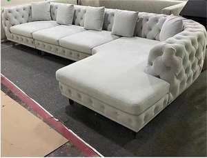 طقم لغرف النوم للاستخدام في الفنادق خماسي النجوم من أثاث مصنّع من مكونات أصلية ومن مصنّع من قبل جهة التصميم الأصلية أريكة مصنوعة من نسيج فاخر مخصصة عالية الجودة - Product Image 2