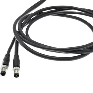 Conector Circular Blindado M8 de 5 y 8 Pines, Código A, Impermeable IP68 IP67, Conector Macho de Plástico PA66, Conector de Cable Moldeable - Product Image 3