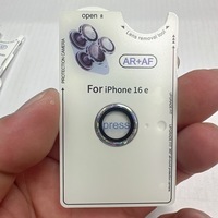 Anneaux d'objectif de caméra de haute qualité AR verre trempé démarrage métal protecteur verre de caméra pour iPhone 16E 15 Pro Max 14 Plus 13 12 17
