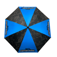 Parapluie de golf de haute qualité, 30 pouces, 8 baleines, ouverture automatique, impression intégrale, protection UV, avec impression de logo