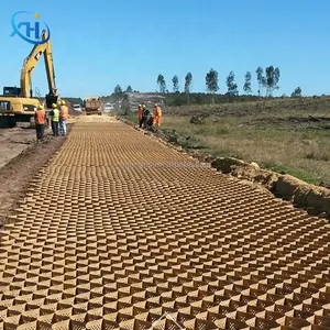 HDPE Geocell Gravel Grid Driveway HDPE Geocell Honeycomb Restriction System Geocell Is Used For Erosion Control And Road Constr